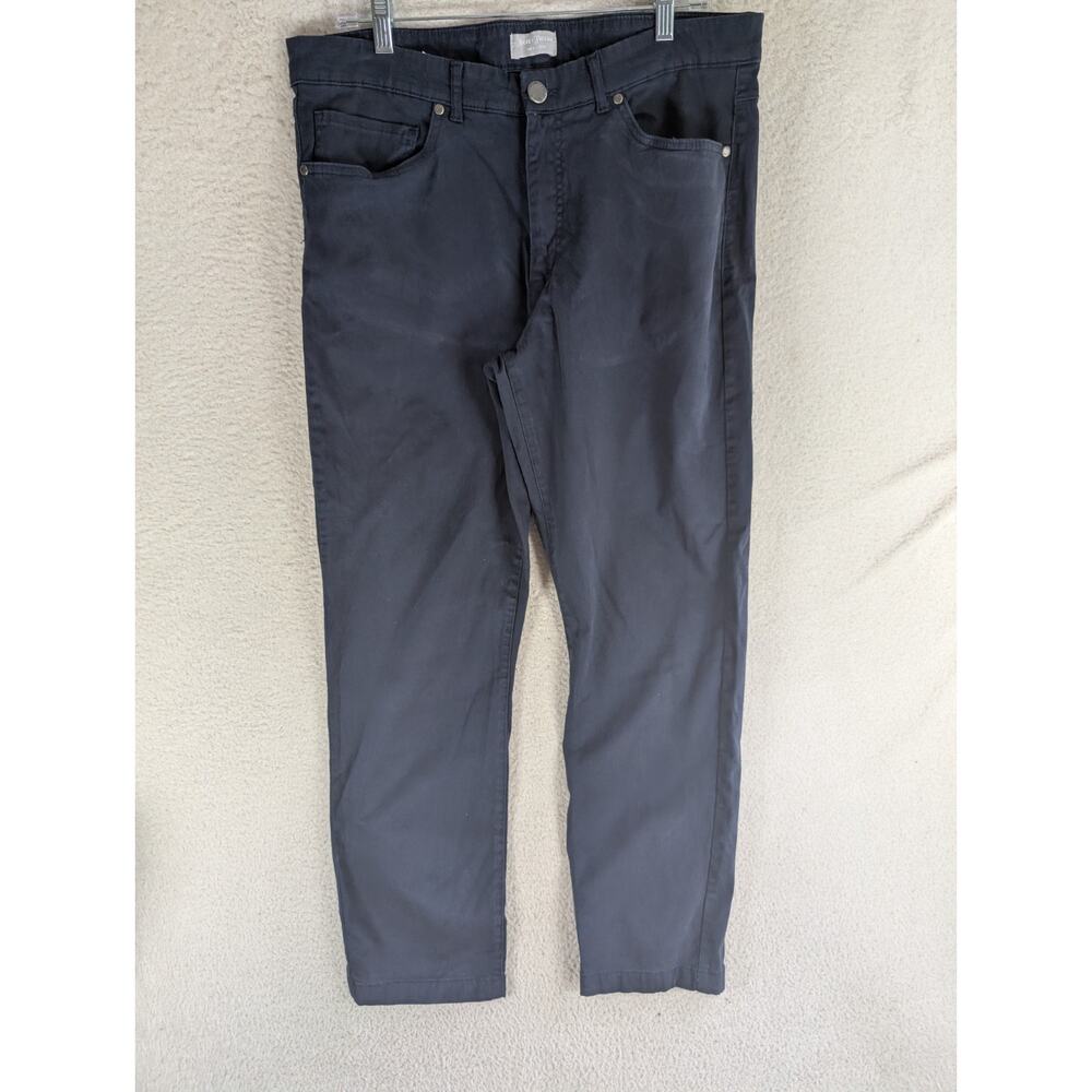 Hickey Freeman Jeans Mens 36x30 Blue Straight Leg Stretch